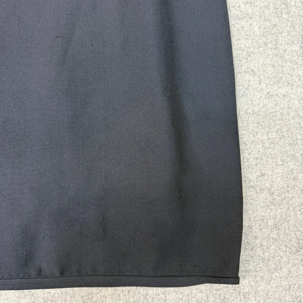Emanuel Ungaro Parallele Paris Silk Wrap Skirt IT 44 US 8 Navy Blue Vintage Ital